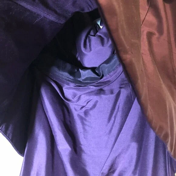 Ideas by Barbara Gown Style# 7777-10 Eggplant Size M NWT - Picture 14 of 16